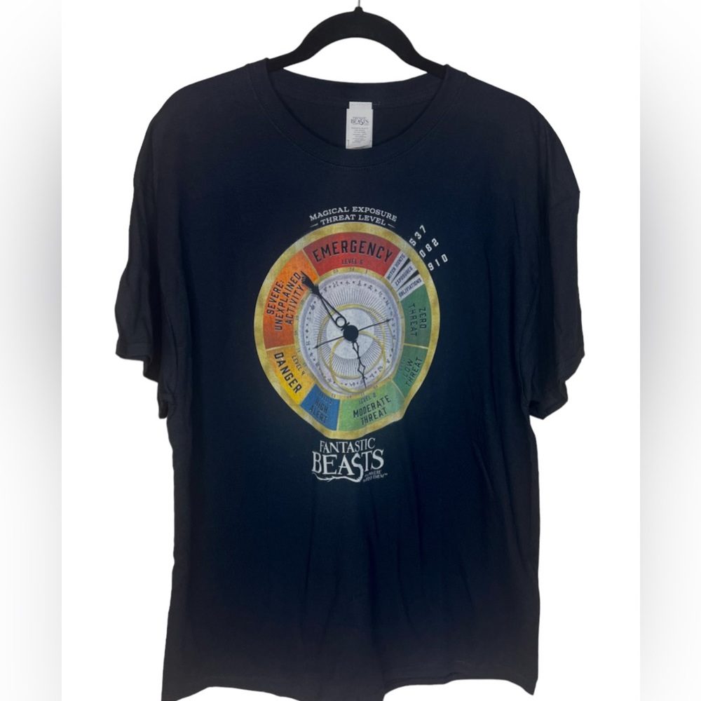 NEW Fantastic Beasts Threat Gauge Men's Regular Fit T-Shirt Extra Large XL